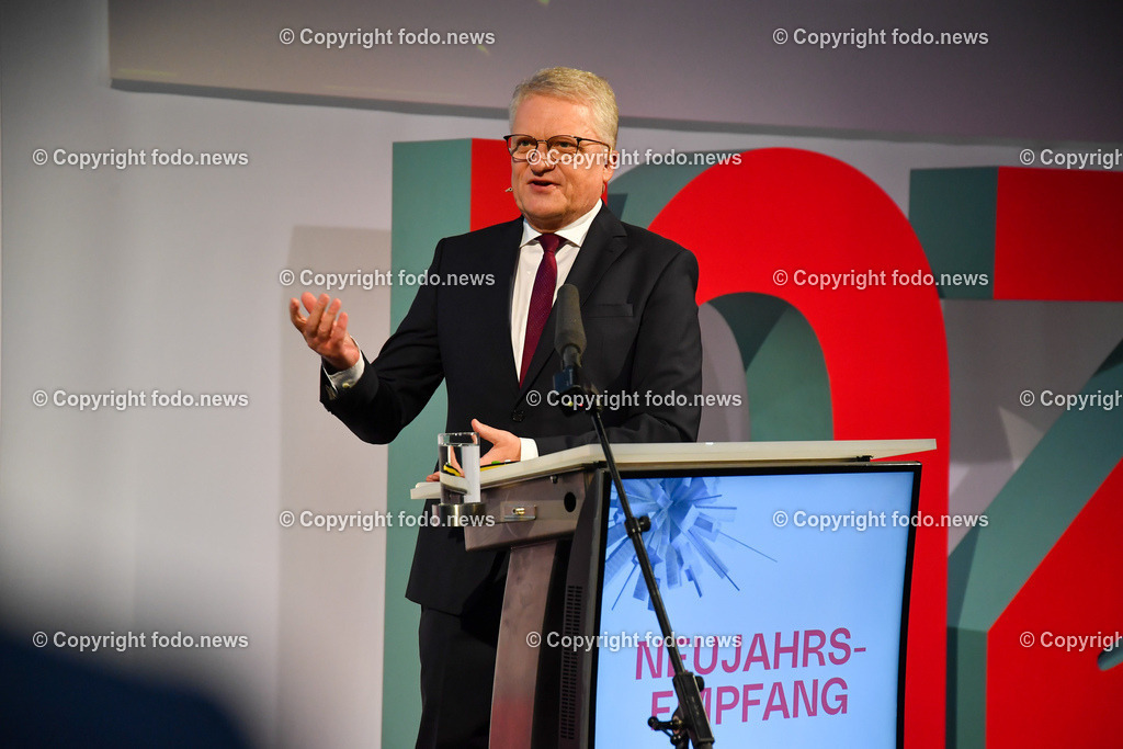 Neujahrsempfang 2023 Linz_ Altes Rathaus_ 12.01.2023-13 | 12.01.2020, Linz, AUT, Neujahrsempfang 2023 Linz, Altes Rathaus, im Bild Klaus Luger (SP, Bgm. der Stadt Linz)