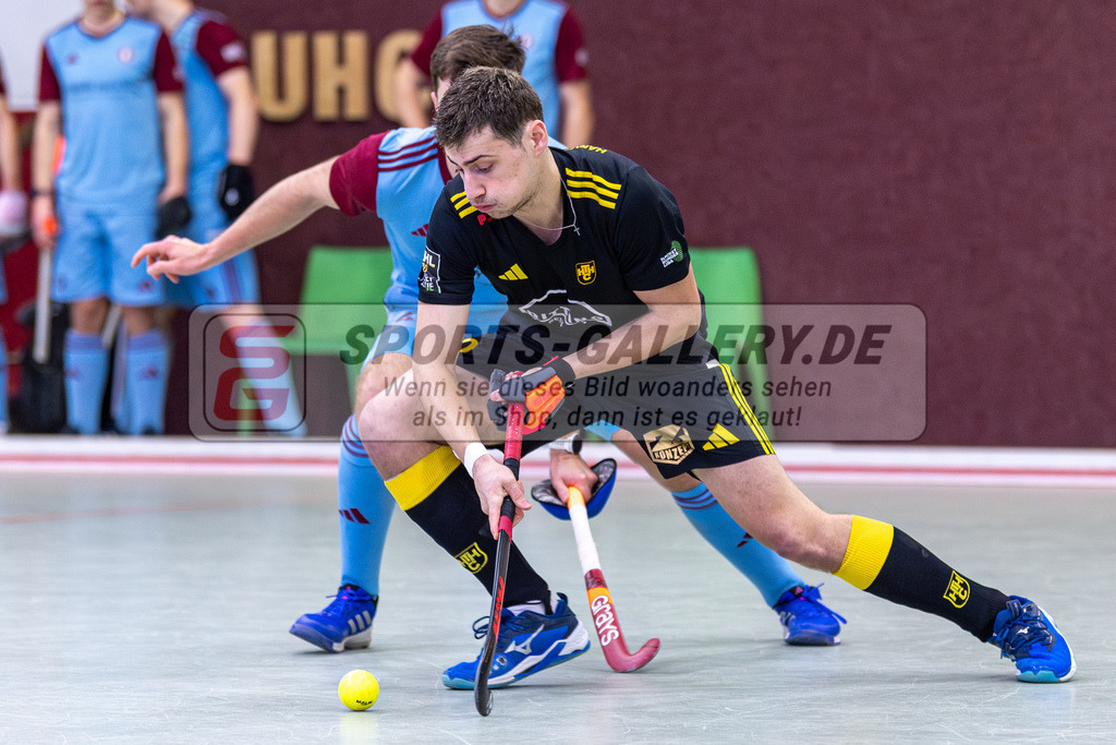 SM_2025-01-12_mD5_-12 | 1.Bundesliga Hallenhockey  (M) UHC - HTHC / 12:13 (4:5)