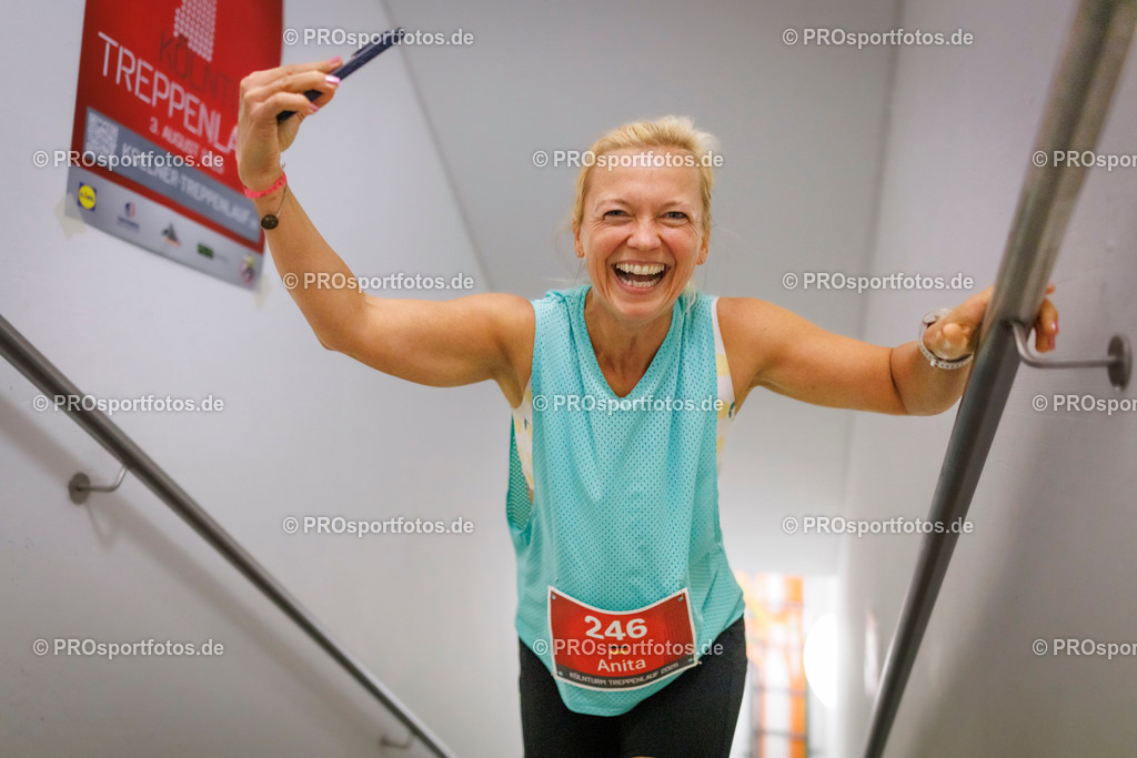 KölnTurm Treppenlauf; Köln, 03.08.2025 | Impressionen vom KölnTurm Treppenlauf am 03.08.2025 in Köln (Nordrhein-Westfalen). 