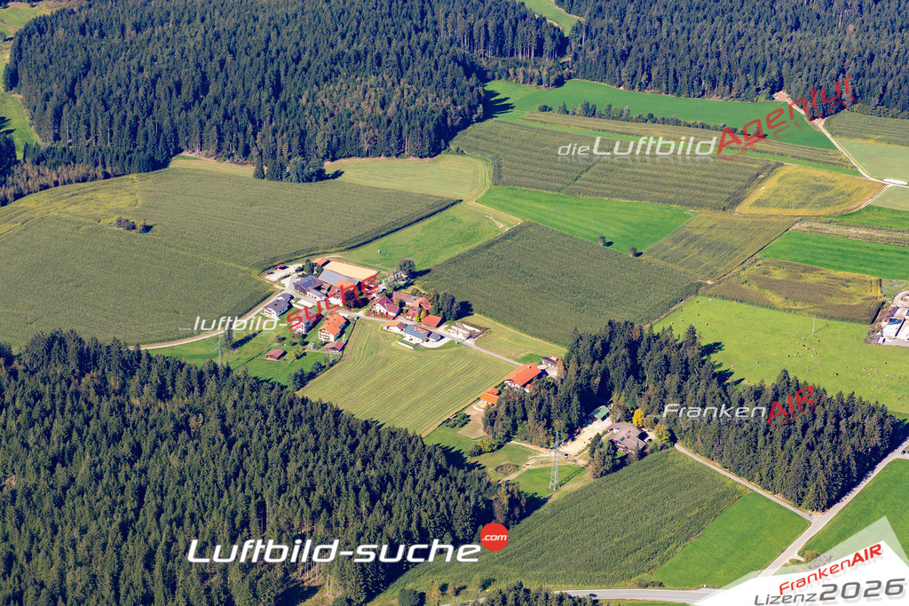 Die Luftaufnahme Sitzhof - Rinchnach wurde 2021 mittels Flugzeug (keine Drohne) erstellt. Hohe Auflösung -für große Poster und Wandbilder geeignet!