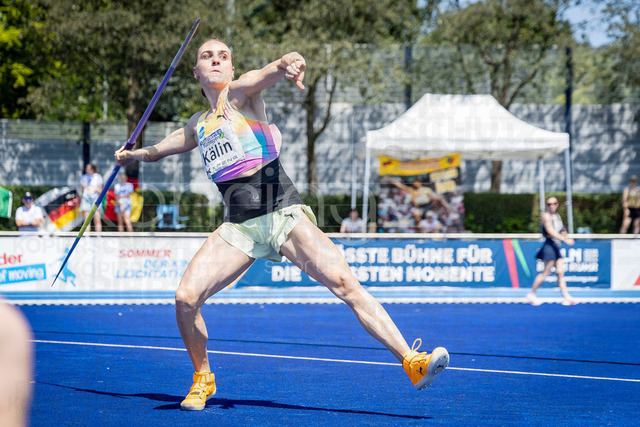 Multisport Event; Ratingen, 28.06.2026 | RATINGEN, GERMANY - JUNE 28, 2026 : Annik Kälin (SUI / Switzerland) competing in the javelin during the Multisport Event at Stadion Ratingen on June 28, 2026 in Ratingen, Germany.