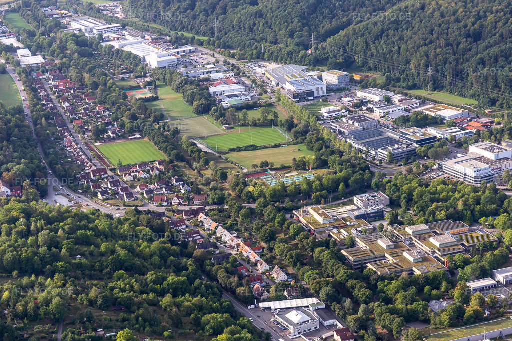 Luftbild: Derendingen im Ortsteil Gartenstadt in Tübingen im Bundesland Baden-Württemberg in Deutschland. Foto: IMG_008581.jpg vom 27.08.2020 durch Werner Riehm/FLY-FOTO.de