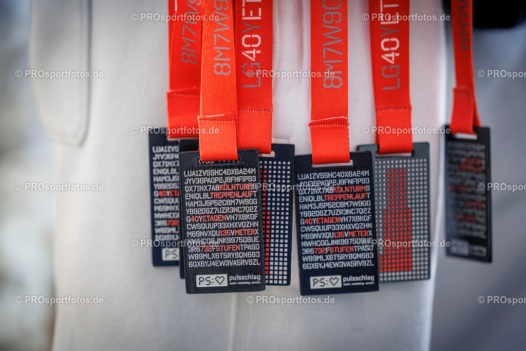 KölnTurm Treppenlauf; Köln, 03.08.2025 | Impressionen vom KölnTurm Treppenlauf am 03.08.2025 in Köln (Nordrhein-Westfalen). 