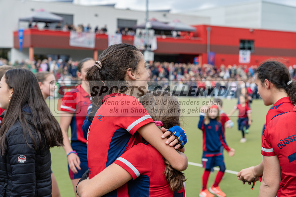 HK_20231022_106180 | Finale Deutsche Meisterschaft Feld WU16 Uhlenhorst Mülheim - Düsseldorfer HC am 22.10.2023 DHC, Düsseldorf ,