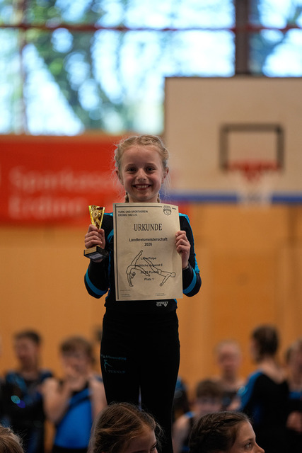 20260425 Gerätturnen  Vormittag Siegerehrung | Landkreismeisterschaften Erding 2026Datum: 20260425Ort: Erding(DE) - Sempt-Sport-HalleFotograf: Christian Habel