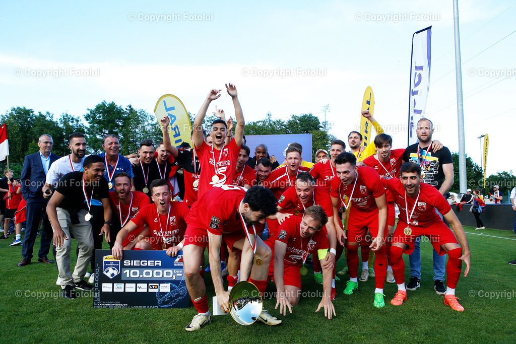 A_LUI_30052024_06 | SPORT,FUSSBALL,ADMIRAL OOE  LANDESCUP FINALE  ASKOE OEDT-UFC STAMPFL-BAU OSTERMIETHING 2024 30.05.2024 IM BILD:  SIEGER ASKOE OEDT FOTO:FOTOLUI
