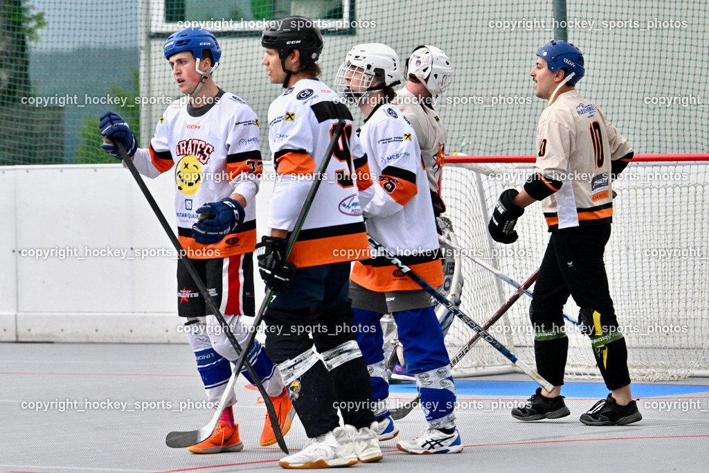 Carinthian Team Zehenthof vs. Ultras Spittal | #77 Ladinig Elias Carinthian Team Zehenthof, #91 Bruckner Patrick Carinthian Team Zehenthof, #76 Floriantschitz Lukas Carinthian Team Zehenthof, #10 Ortner Philipp Spittal Ultras, Carinthian Team Zehenthof vs. Ultras Spittal, Carinthian Team Zehenthof vs. Ultras Spittal am 10.05.2026 in Villach (Alpen Arena ), Austria, (Photo by Bernd Stefan)