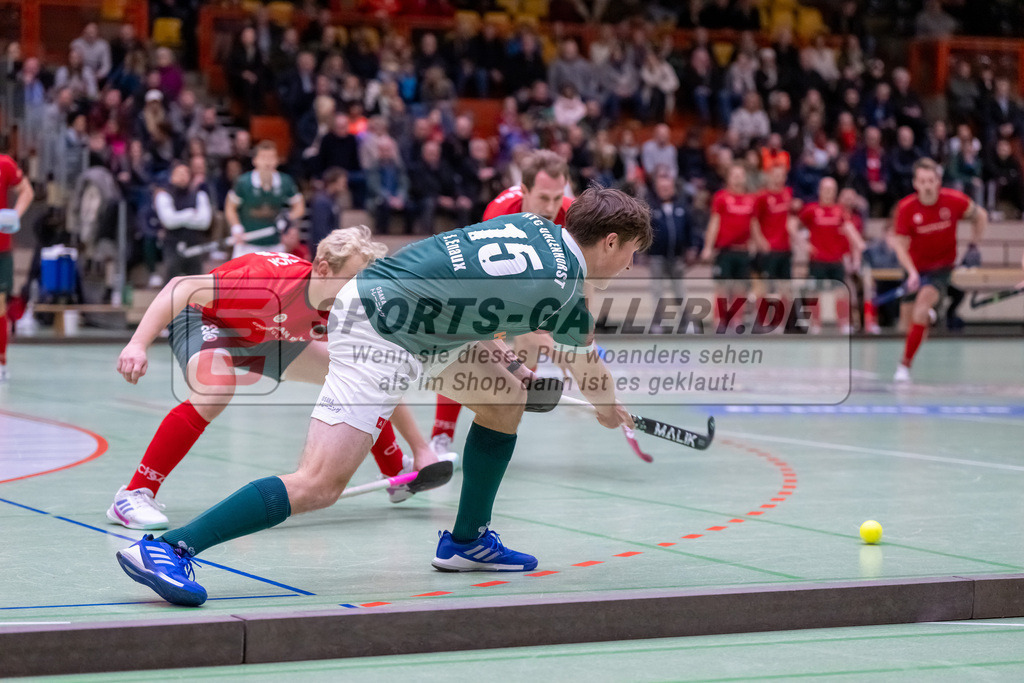 HK_20250110_101187 | 1. Bundesliga Halle Herren Crefelder HTC - Uhlenhorst Mülheim am 10.1.2025 Glockenspitz Halle Krefeld, Krefeld ,