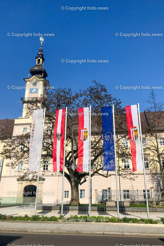 Corona_ 5 Jahre Covid Lockdown_ 15.03.2025-32 | 15.03.2025, Linz, AUT, Corona, 5 Jahre Covid Lockdown, im Bild Stadtansichten, Themenbild, Landhaus, Linz, Regierungssitz Oberoesterreich, Pressekonferenzen, Landtag