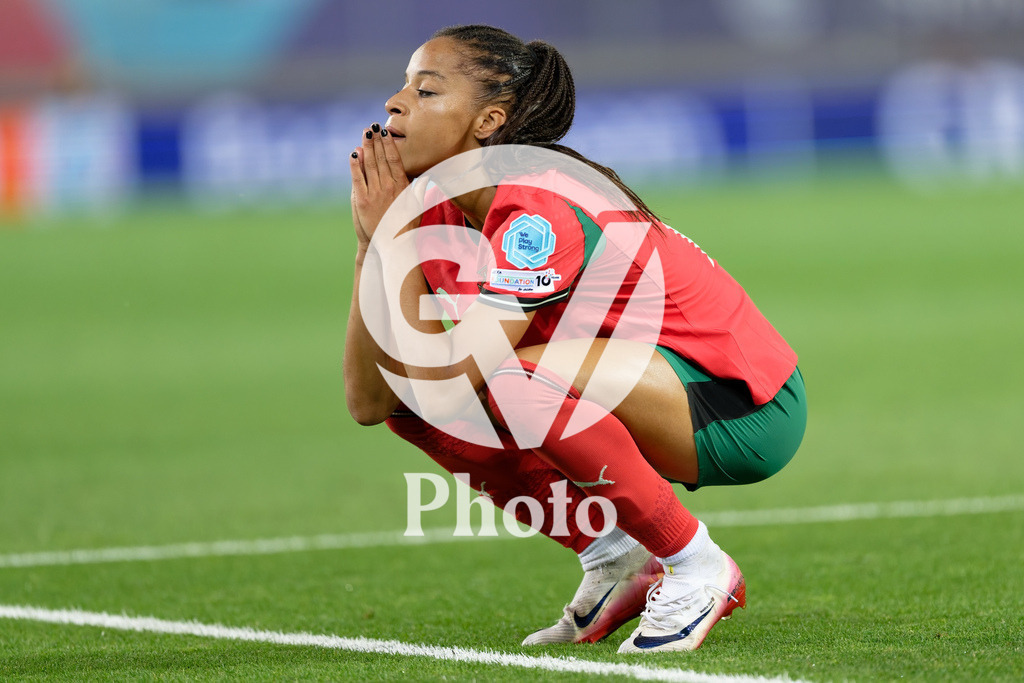 Portugal v Belgium: UEFA Women's EURO 2025 Group B | SION, SWITZERLAND - JULY 11: Jessica Silva of Portugal looks dejected after loosing during the UEFA Women's EURO 2025 Group B match between Portugal and Belgium at Stade de Tourbillon on July 11, 2025 in Sion, Switzerland. (Photo by Giuseppe Velletri/Sports Press Photo/Getty Images)