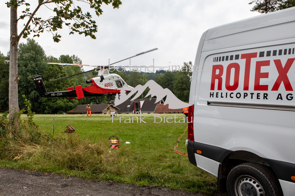 OE7A1278 | zum Einsatz kommt ein Kaman K-1200 Helicopter