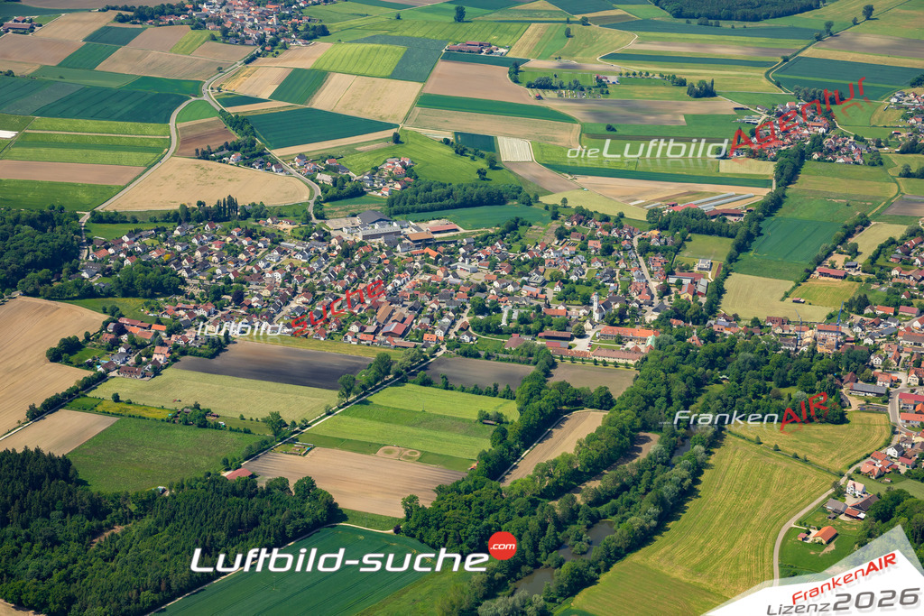 Das Luftbild zeigt  Affing - Die Luftaufnahme wurde 2023 vom UL-Flugzeug aus erstellt ( keine Drohne ) - Hochauflösende Luftaufnahme - Für grossformatige Ausdrucke geeignet. Die Geschenkidee !Mit Lizenz und Bildrechte bestellbar