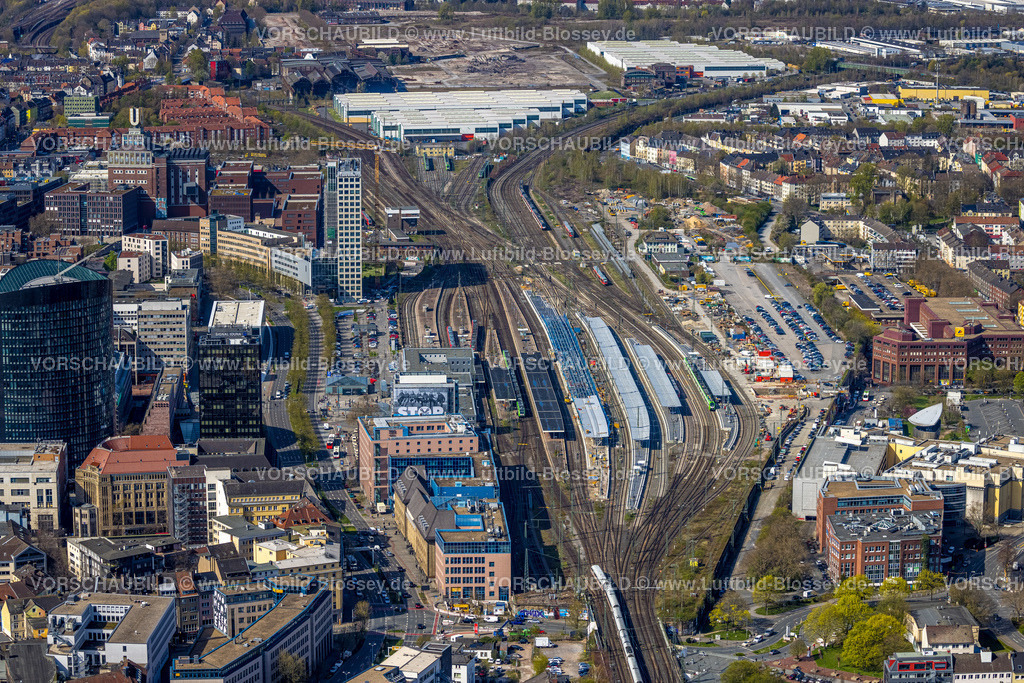 Dortmund220400548 | Luftbild, Baustelle am Dortmund Hauptbahnhof, City, Dortmund, Ruhrgebiet, Nordrhein-Westfalen, Deutschland