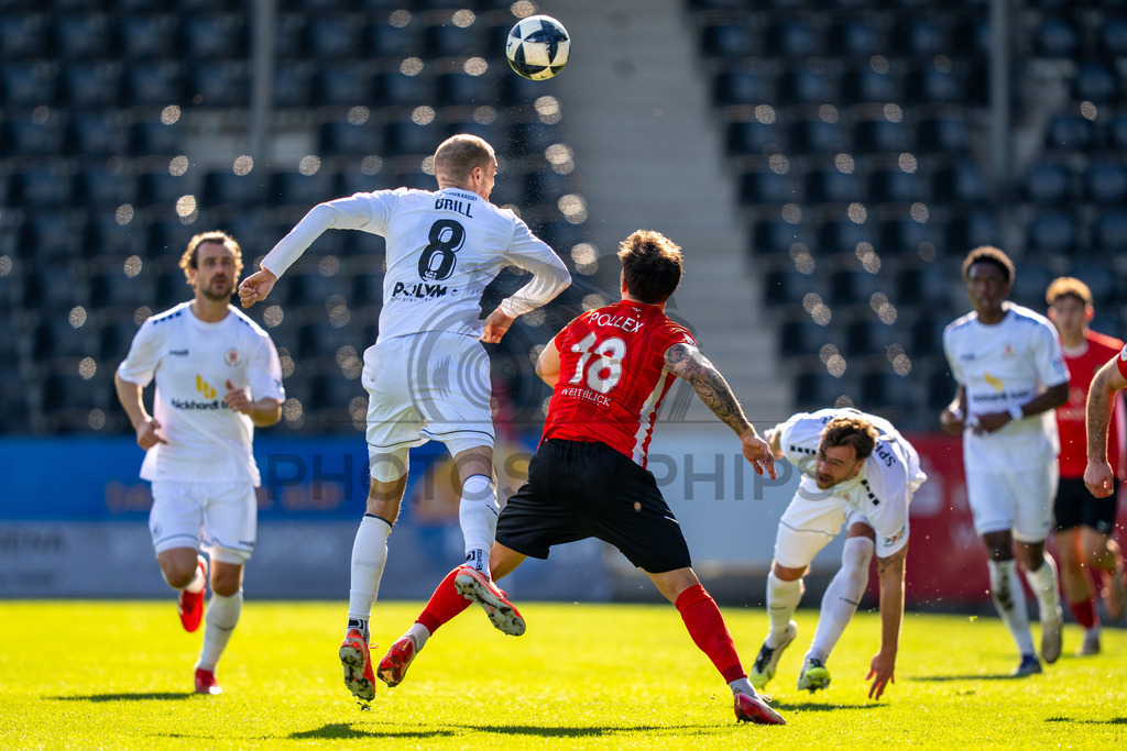 SG Sonnenhof Großaspach vs. KSV Hessen Kassel, Fussball, Regionalliga Südwest, 23. Spieltag, Saison 2025/2026, 07.03.2026 | Niklas Pollex (SG Sonnenhof Großaspach, #18),SG Sonnenhof Großaspach vs. KSV Hessen Kassel, Fussball, Regionalliga Südwest, 23. Spieltag, Saison 2025/2026, 07.03.2026Foto: photosbyphips/Philip Ziegler