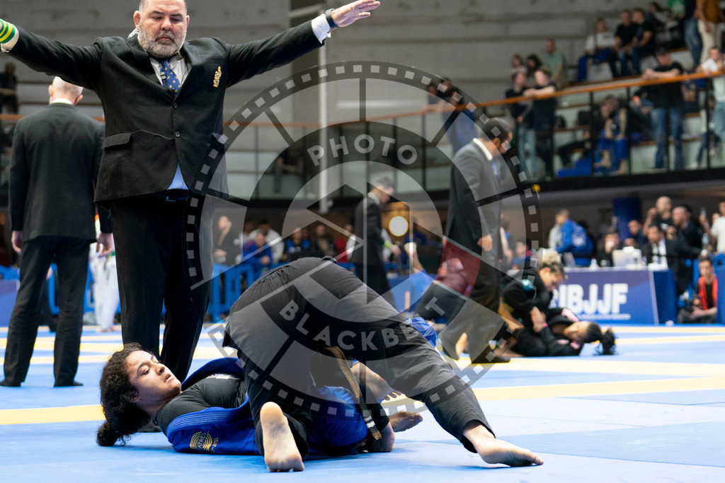 20240124PBB03369 | Fighters compete during the second day of the IBJJF European Championship in Paris, France, on January 24, 2024.