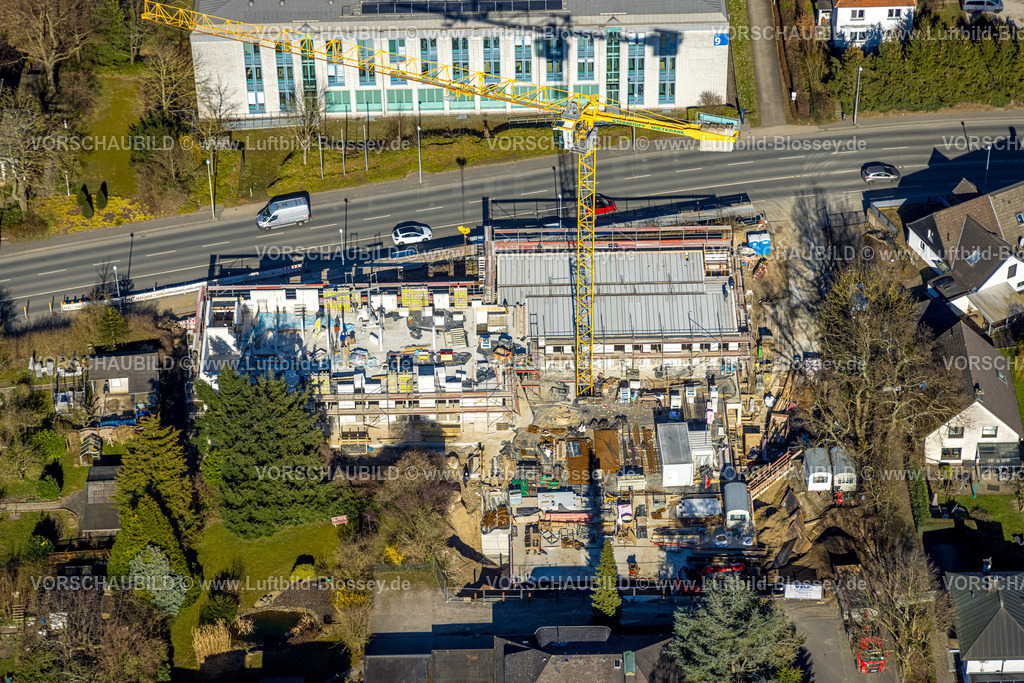 Hagen250302320 | Luftbild, FernUniversität Hagen, Baustelle an der Feithstraße, Hochschulviertel, Hagen, Ruhrgebiet, Nordrhein-Westfalen, Deutschland