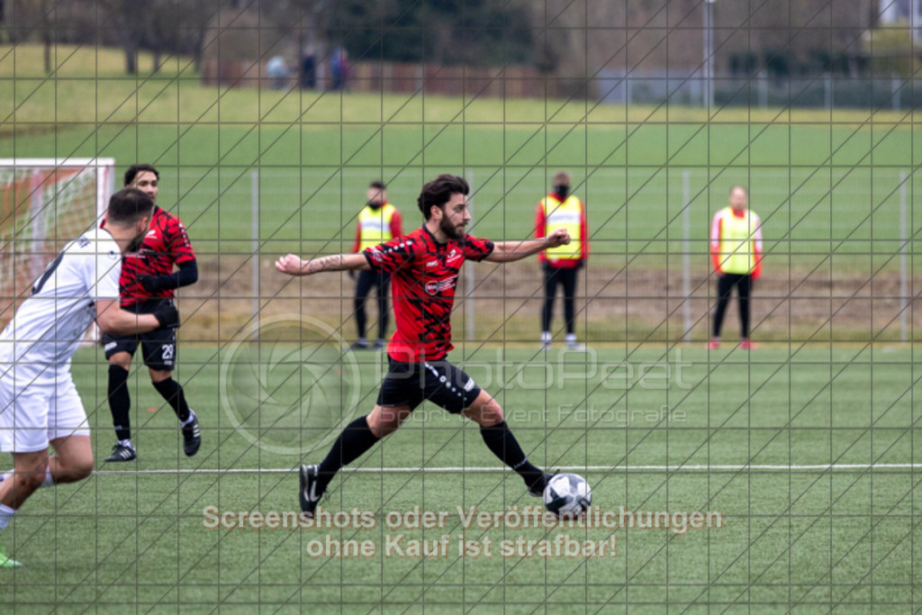 20250316_162320_0203 | #,TSV Bad Boll (rot) vs. TSV Weilimdorf (weiß), Fussball, Landesliga 2 - wfv, 18. Spieltag, Saison 2024/2025, Kunstrasenplatz, Erlengarten 37, 73087 Bad Boll, 16.03.2025 - 15:00 Uhr,Foto: PhotoPeet-Sportfotografie/Peter Harich
