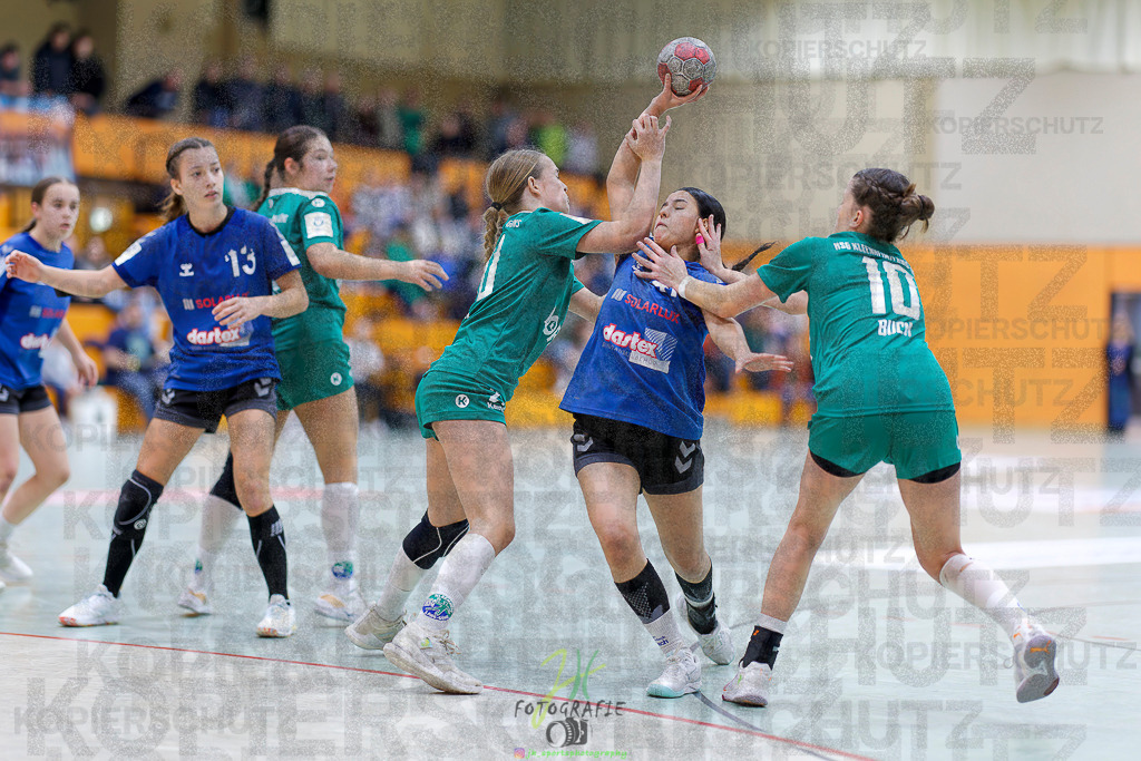 Jugenbundesliga wJB; HSG Kleenheim/Langgöns - SG Kappelwindeck/Steinbach | Jugenbundesliga wJB; HSG Kleenheim/Langgöns - SG Kappelwindeck/Steinbach am 23.11.2025 in Oberkleen (Weidig-Halle)Photo © 2025 - Jörg Heinrich - Realisiert mit Pictrs.com