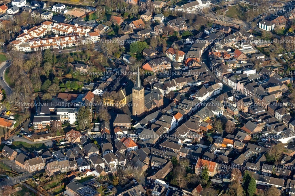 Luftbild Wachtendonk-8435 | Luftbildfotografie Altstadtbereich und Innenstadtzentrum in Wachtendonk im Bundesland Nordrhein-Westfalen, Deutschland - Realisiert mit Pictrs.com