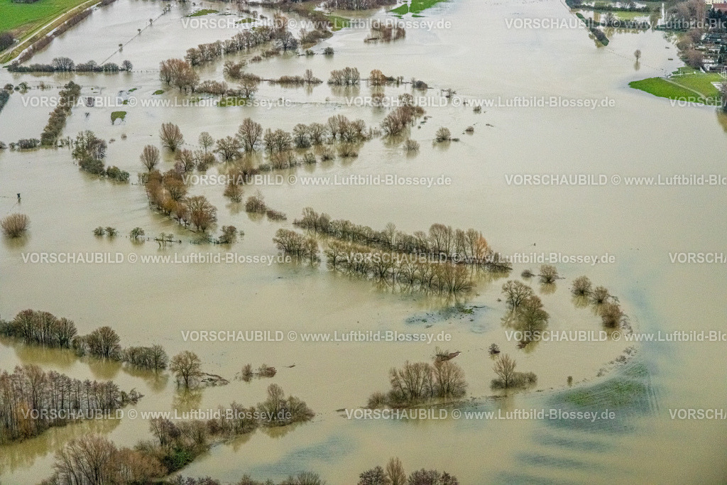 Luenen231204656Lippe | Luftbild vom Hochwasser der Lippe, Weihnachtshochwasser 2023, Fluss Lippe tritt nach starken Regenfällen über die Ufer, Überschwemmungsgebiet Flussmäander Naturschutzgebiet Lippeaue von Lünen bis Schleuse Horst, Alstedde, Lünen, Ruhrgebiet, Nordrhein-Westfalen, Deutschland