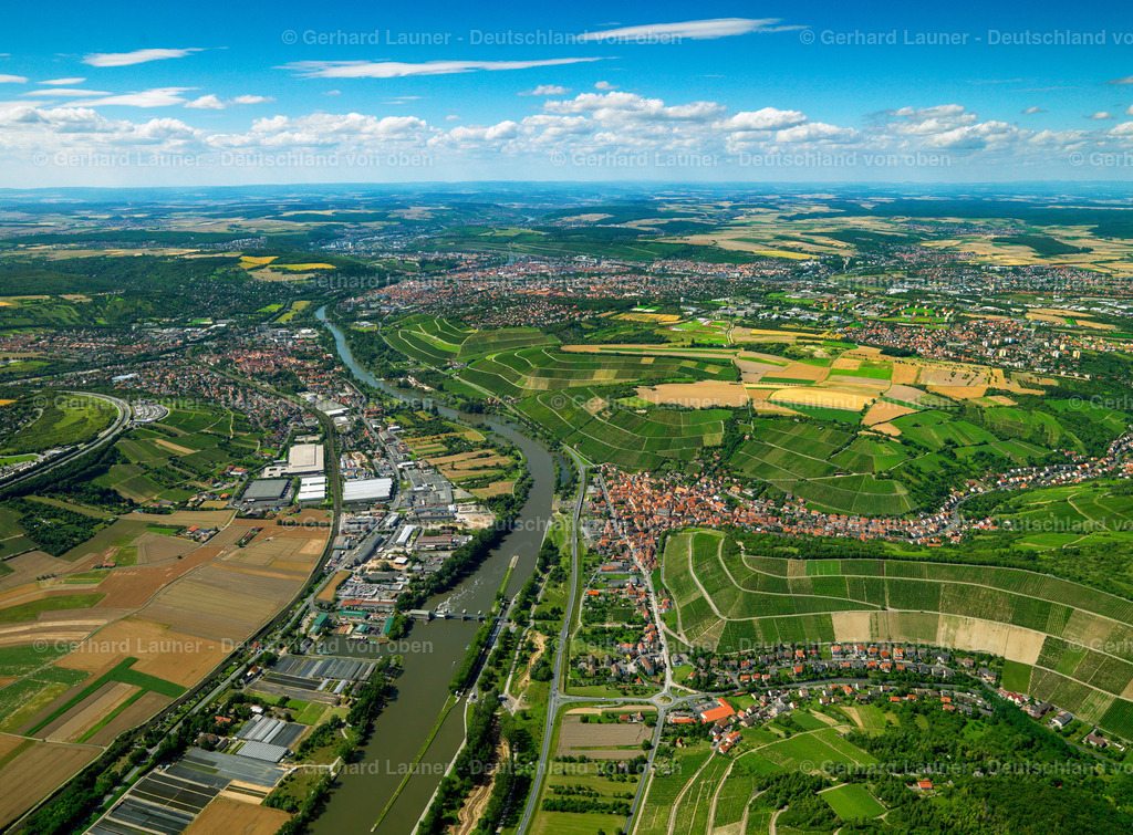 3651225 | Main Randersacker mit Würzburg im Hintergrund
