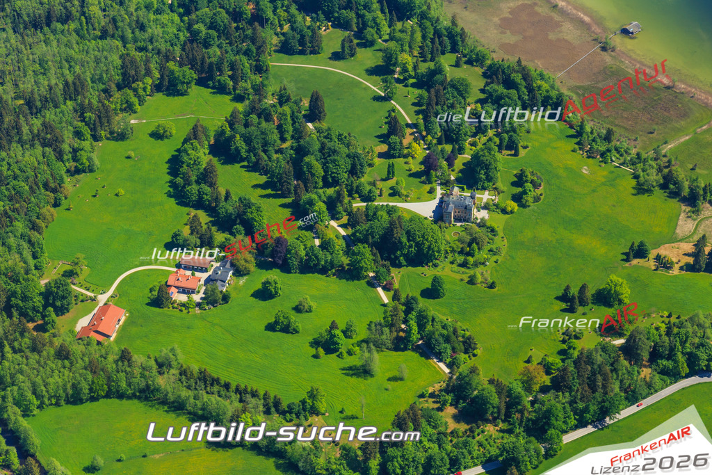 Luftbild von  Seeshaupt - Luftaufnahme wurde 2015 von https://frankenair.de mittels Flugzeug (keine Drohne) erstellt - die Geschenkidee