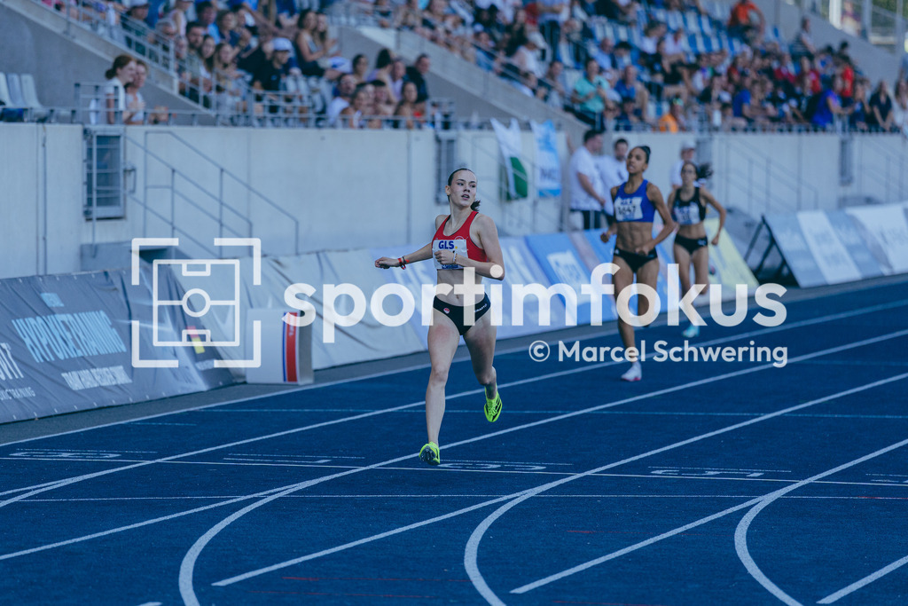 Deutsche Meisterschaften U20 / U16 2026 | Luna Fischer, VfL Eintracht Hannover, 764, 400-Meter-Lauf, Deutsche Meisterschaften der U20 &amp; U16 2026, Lohrheidestadion Bochum-Wattenscheid, 10.07.2026. Foto: Marcel Schwering / sportimfokus - Realisiert mit Pictrs.com