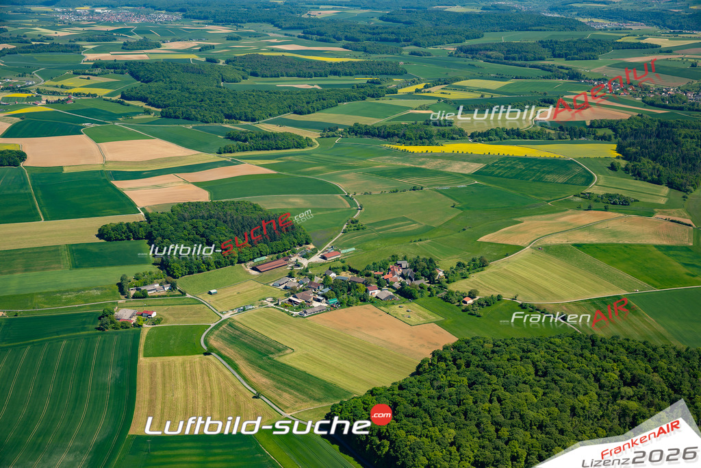 Luftaufnahme  Schollhof  Ravenstein Das Luftbild wurde 2025 vom UL-Flugzeug heraus erstellt ( keine Drohne ) - Hochauflösende Luftaufnahme -Nicht vergleichbar mit Google Maps oder Satelittenbilder- Die Geschenkidee !Mit Lizenz und Bildrechte bestellbar