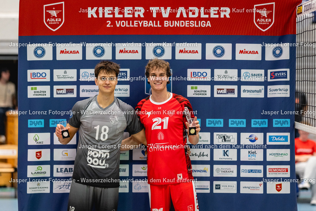 Volleyball I Herren I Saison 2026-2027 I 2. Bundesliga Nord I 06. Spieltag I Kieler TV - VV Humann Essen | Jasper Lorenz Fotografie - Realisiert mit Pictrs.com