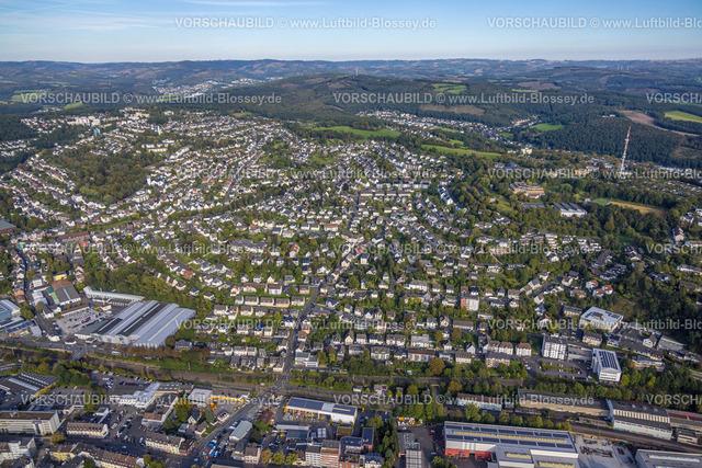 Siegen230912347 | Luftbild, Ortsansicht und Turm Sender Giersberg, Weidenau-Südost, Siegen, Siegerland, Nordrhein-Westfalen, Deutschland