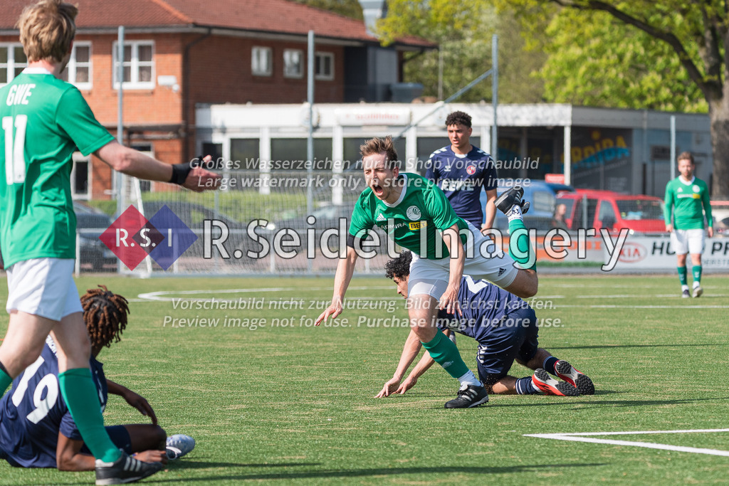 Fußball, Saison 2022/23, Bezirksliga Nord, FC Eintracht Norderstedt 2. (U23) - GW Eimsbüttel, Garstedt (Norderstedt), 07.05.2023, 30. Spieltag | Sportfotos aus Hamburg, Eventfotos oder freie Arbeiten von R.Seidel Imagery – einfach online kaufen.