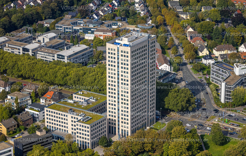 Dortmund231000148 | Luftbild, WestCom Medien Hochhaus, Westfalendamm, Dortmund, Ruhrgebiet, Nordrhein-Westfalen, Deutschland