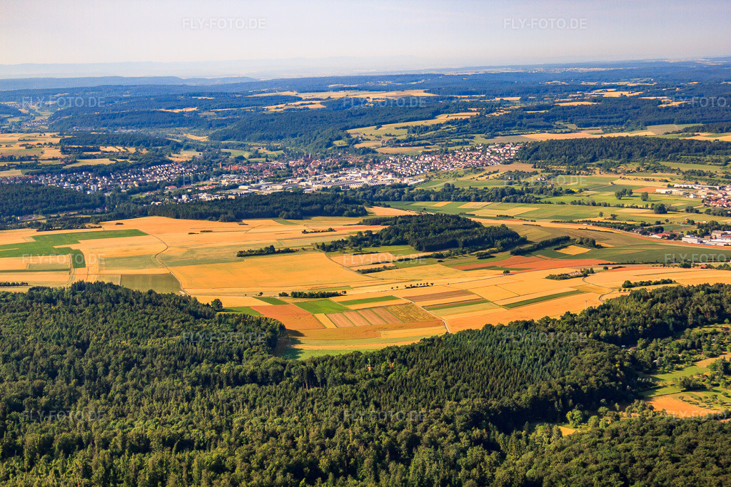 Luftbild: Stadtansicht von Norden in Weil der Stadt im Bundesland Baden-Württemberg in Deutschland. Foto: IMG_70031.jpg vom 06.07.2014 durch Werner Riehm/FLY-FOTO.de