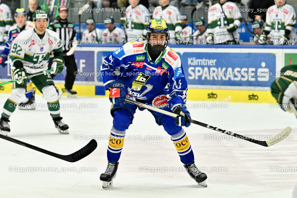 EC IDM WÄRMEPUMPEN VSV vs. FTC-TELEKOM JÉGKORONG | #46 Paul Sintschnig EC VSV, EC IDM WÄRMEPUMPEN VSV vs. FTC-TELEKOM JÉGKORONG, EC IDM WÄRMEPUMPEN VSV vs. FTC-TELEKOM JÉGKORONG am 19.10.2025 in Villach (Stadthalle Villach), Austria, (Photo by Bernd Stefan)