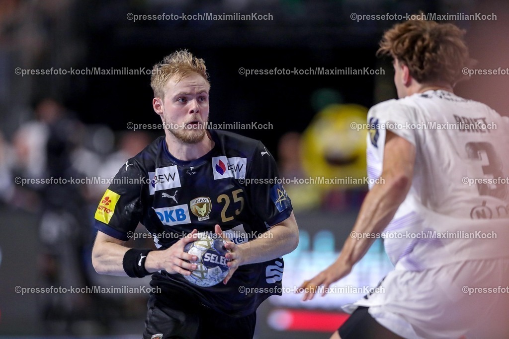 KoeEHF14062501106 | 14.06.2025, Handball, Halbfinale TruckScout24 EHF FINAL4, LANXESS arena Köln, Füchse Berlin - HBC Nantes: xxxxxxxxxxx