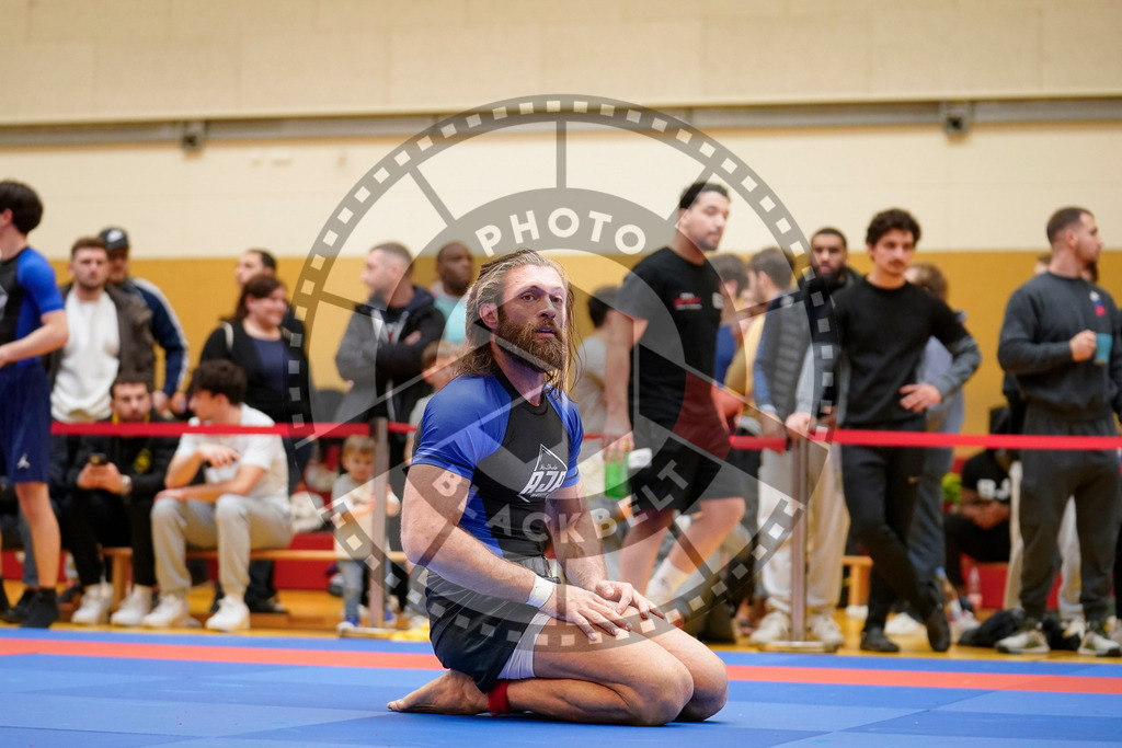 20240203PBB08479 | Fighters compete during the Brazilian Jiu-Jitsu Championship of the AJP Tour in Maintal by Frankfurt am Main, Germany, on February 2, 2024.