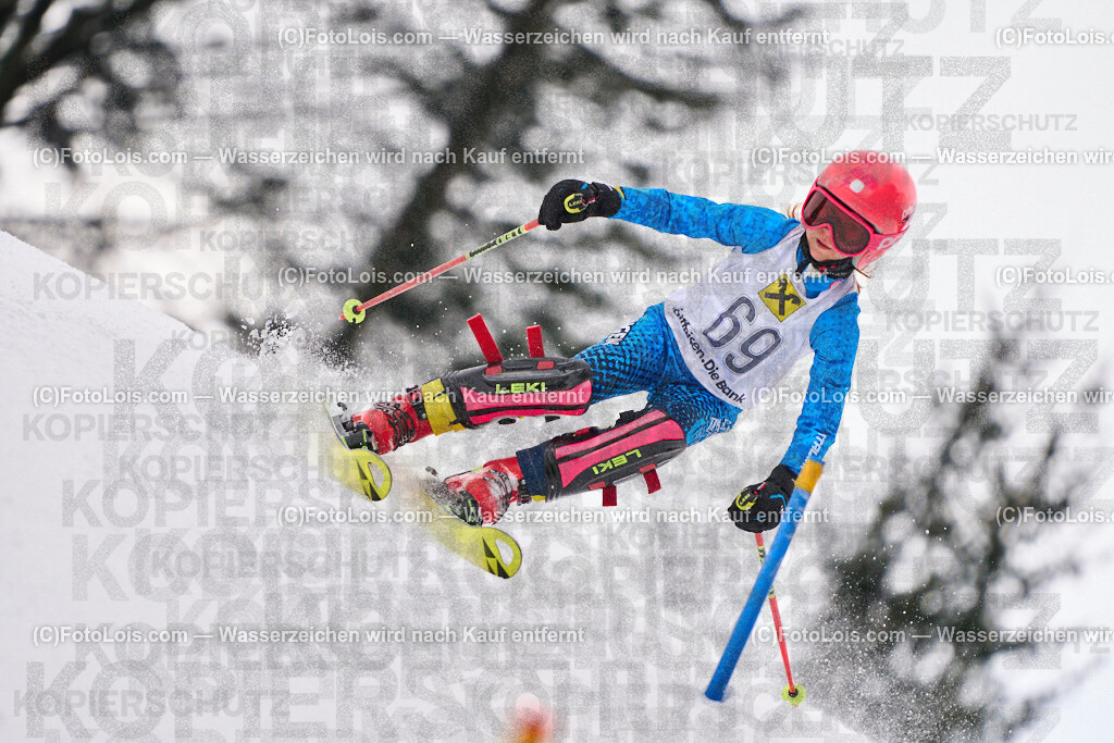 ALP3620_KinderCup-SL_STMK_Strallegg_Selinger Hanna | Raiffeisen KINDERCUP Alpin, SLALOM auf der JogllandStreif in Strallegg am So 23. Februar 2025. Veranstaller: Steirischer Skiverband (5000). Skiunion Strallegg (5197).