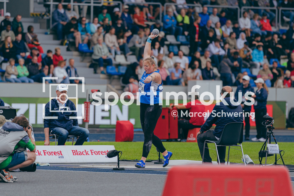 Deutsche Meisterschaften der Frauen und Männer 2026 | Julia Ritter, TV Wattenscheid 01, Kugelstoßen, Deutsche Meisterschaften der Frauen und Männer 2026, Lohrheidestadion Bochum-Wattenscheid, 26.07.2026. Foto: Marcel Schwering / sportimfokus - Realisiert mit Pictrs.com