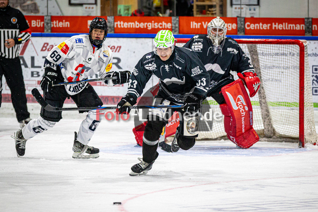 TSV Peißenberg MINERS gegen HC Landsberg RIVERKINGS | Eishockey Bayernliga Herren Vorrunde 2024/25, TSV Peißenberg MINERS gegen HC Landsberg RIVERKINGS, 20241108,Julian REISS (MINERS 33) in Aktion,2024-11-08 in Peißenberg (Eisstadion Peißenberg)Julian REISS (MINERS 33)Copyright: WolfgangxLindner foto-lindner.de