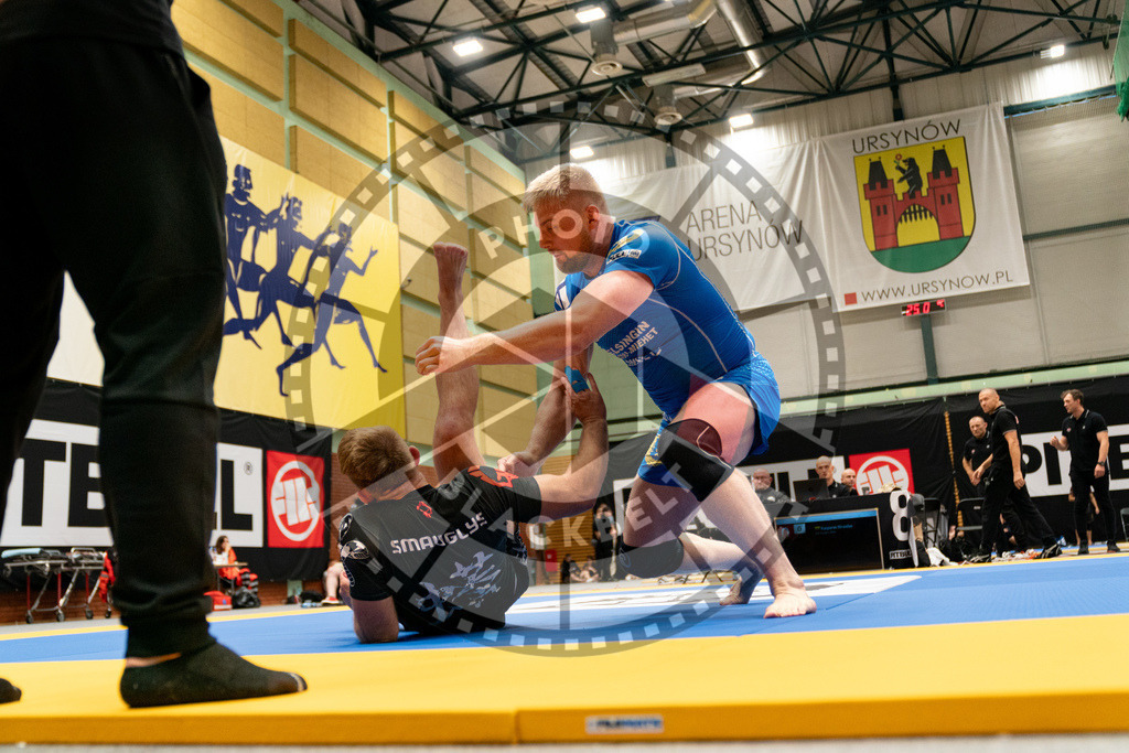 20230916PBB7240 | Fighters compete during the grappling tournement ADCC Trials (European, Middle East and African Championship) in Warsaw, Poland, on September 16, 2023.
