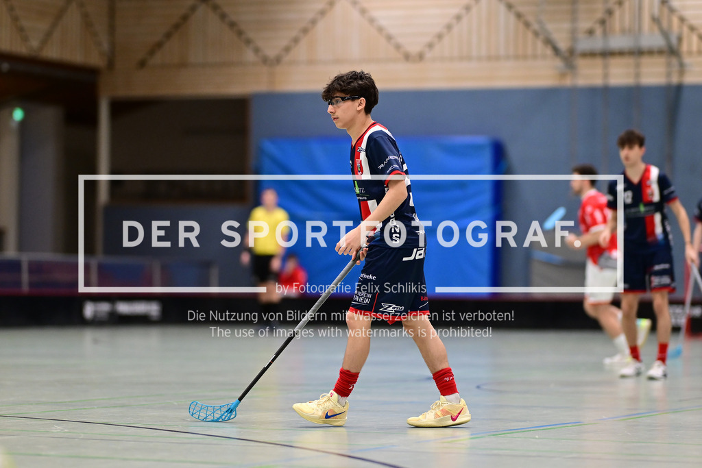 Floorball I Herren I Saison 2024-2025 I 2. FBL Herren Nord-West I 12. Spieltag I MTV Mittelnkirchen - SSF Dragons Bonn II I 036178 | Der Sportfotograf. - Realisiert mit Pictrs.com