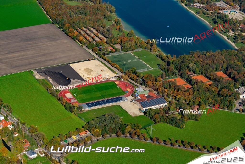 aktuelles Luftbild von  Karlsfeld - Luftaufnahme wurde 2018 von https://frankenair.de mittels Flugzeug (keine Drohne) erstellt.
