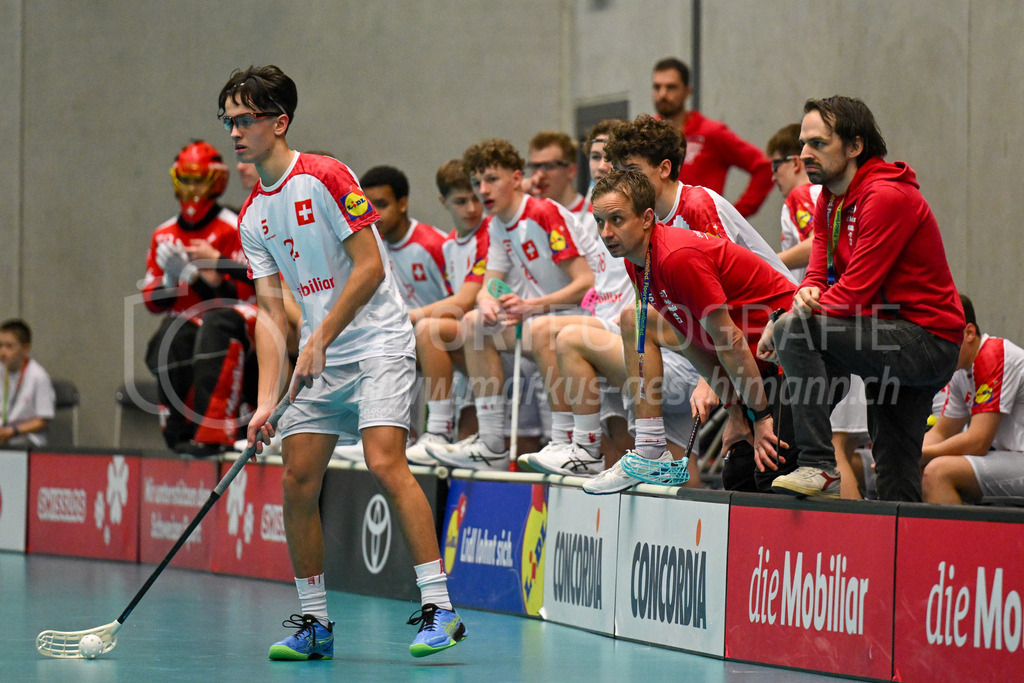 Switzerland U19 vs Finland U19 - 3. February 2024 | Switzerland U19 vs Finland U19
U19 Men International Matches in Switzerland
GoEasy Arena, Siggenthal Station
Switzerland headcoach Olli Oilinki (at the back) an Switzerland assistant coach Mark Schuler.
Credit: Markus Aeschimann | <a href="https://www.markus-aeschimann.ch">Sportfotografie Markus Aeschimann</a> | <a href="https://www.instagram.com/sportfotografie.aeschimann">@sportfotografie.aeschimann</a> - Realisiert mit Pictrs.com