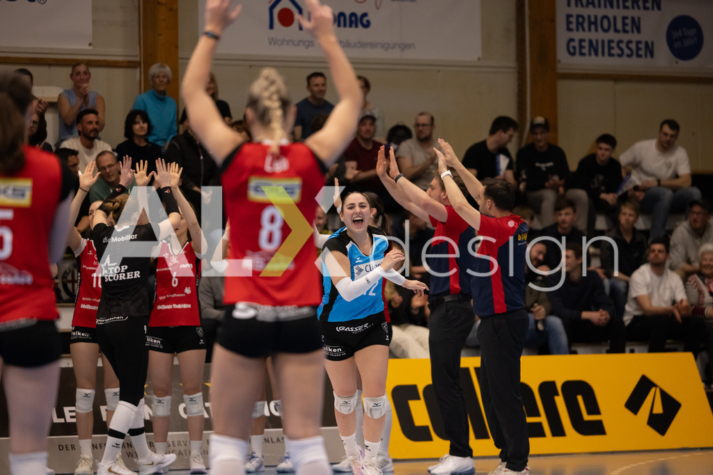 Volleyball I Frauen I Saison 2025-2026 I Volleyball NLA | Women I 1/2 Finals I  VC Kanti Schaffhausen - Sm'Aesch Pfeffingen I 18.03.2026 | 12 Isabella Loffreda (CH) (VC Kanti Schaffhausen) – Libera - Realisiert mit Pictrs.com