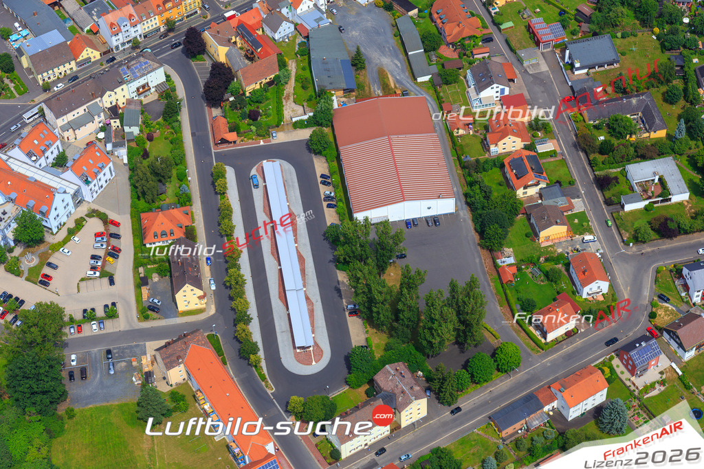 Die Luftaufnahme der Stadt Waldsassen wurde vom UL-Flugzeug heraus erstellt ( keine Drohne )- hohe Auflösung für beste Qualität