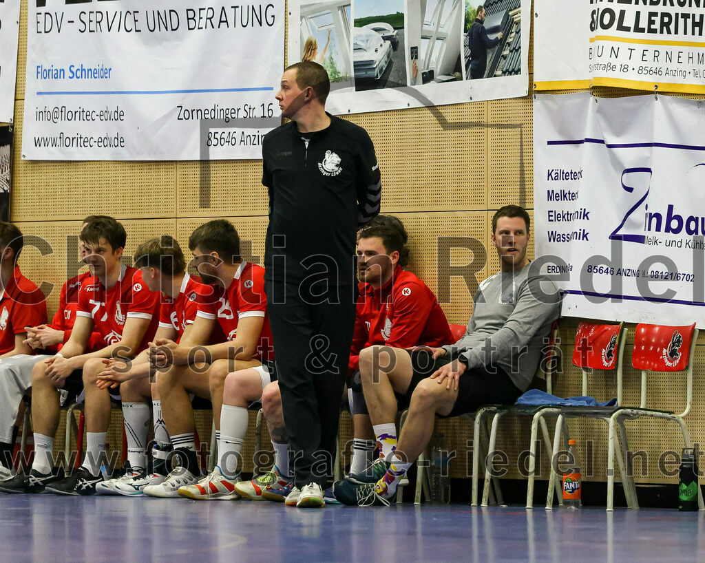 2023-04-01_046_SV_Anzing_gegen_TuS_Prien | Anzing, Deutschland, 01.04.2023:
Handball, Bezirksliga 2022 / 2023, 12. Spieltag, SV Anzing gegen TuS Prien, Endergebnis: 

Foto: Christian Riedel / fotografie-riedel.net