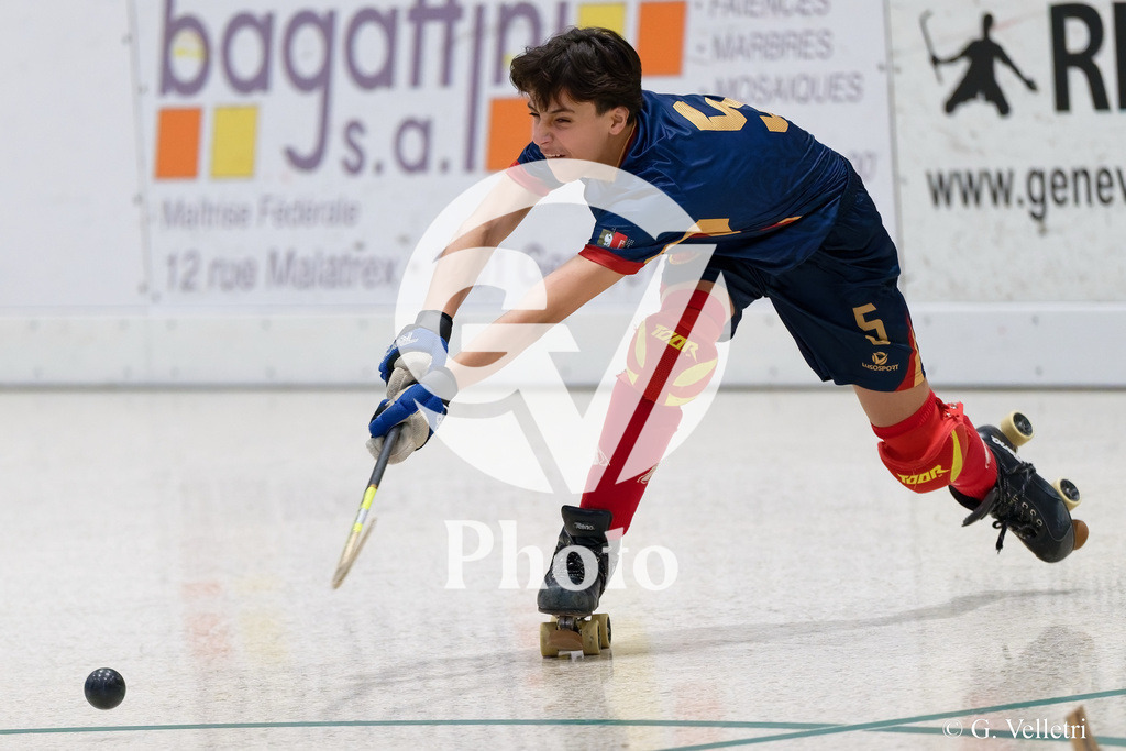U17  - SC Thunerstern  v Geneve RHC A  |  during the U17  match between SC Thunerstern  and Geneve RHC A  at Centre sportif de la queue d'arve in Geneve, Switzerland