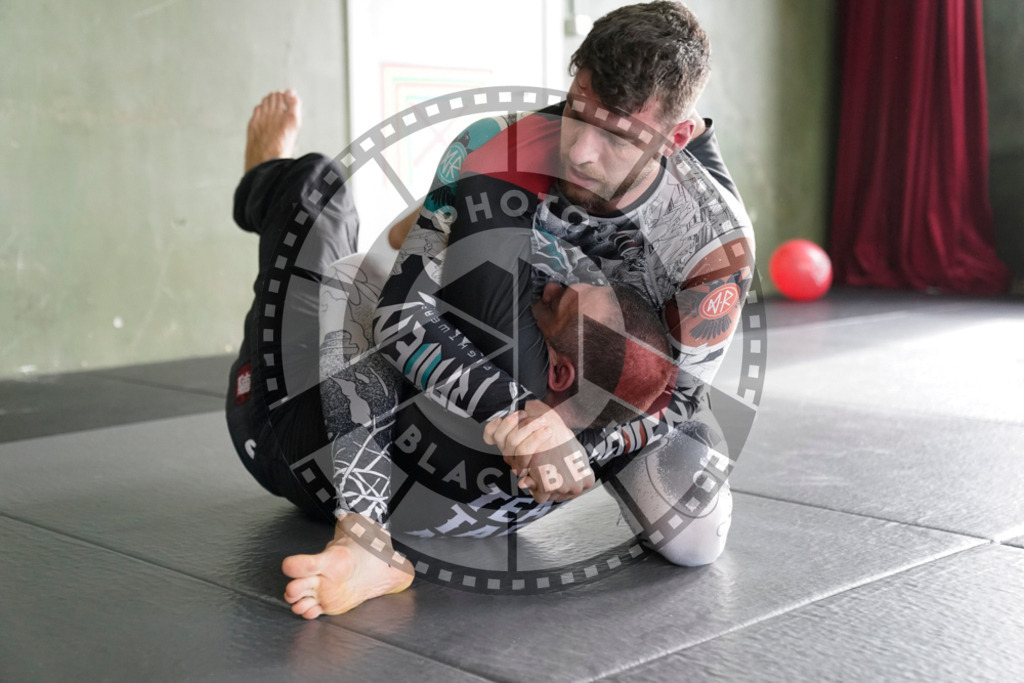 20240413PBB6337 | Fighters compete during the Grapplethon 24hours of rolling for a reason in Hamburg, Germany, on April 13, 2024.
