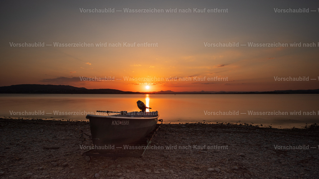 Boot am Bodensee | Abends auf der Insel Reichenau - Realisiert mit Pictrs.com