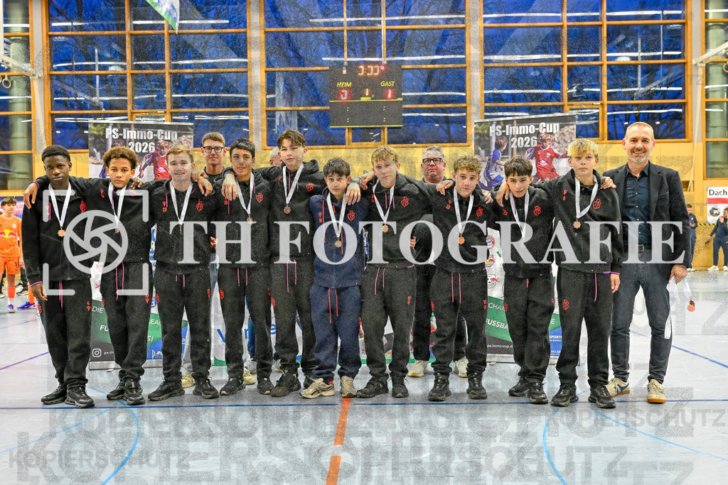 GER, Begegnung, Fussball, U14 Hallenturnier, PS-Immo-Cup 2026, 18.01.2026 | TH Fotografie
